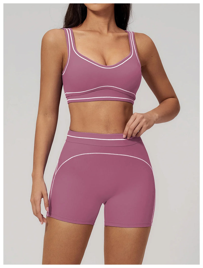 Breathable Sports Bra Women Shockproof Fitness Tops Push Up Gym Crop Top Brassiere Sport Bras Gym Workout Top Summer Yoga Bra