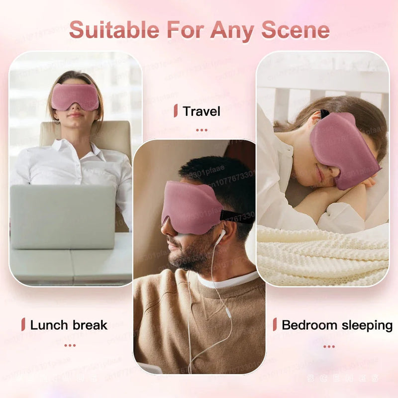 3D Sleep Mask – Memory Foam Eyeshade