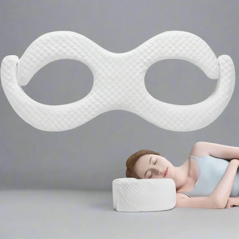Anti-Wrinkle Side Sleeper Pillow – Soft Face-Free Beauty Pillow