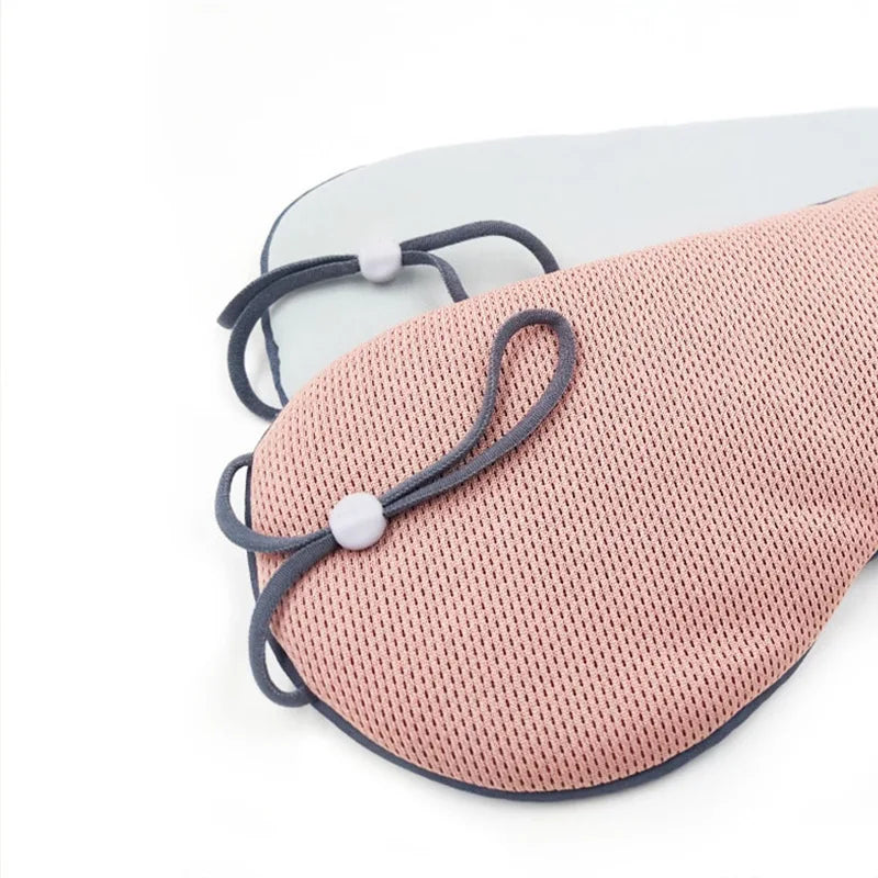 Korean Style Ice Silk Dual-Use Travel Eye Mask