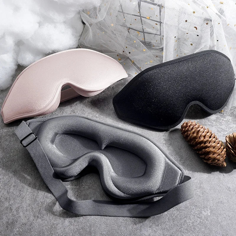 3D Sleep Mask – Memory Foam Eye Mask with 99% Light Blockout