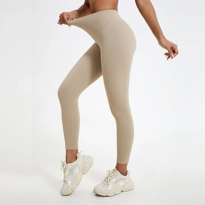 Hearuisavy Summer Super Soft Fabrics High Waist Leggings Gym Yoga Pants Running Workout Tights Push Up Sports Leggings Women