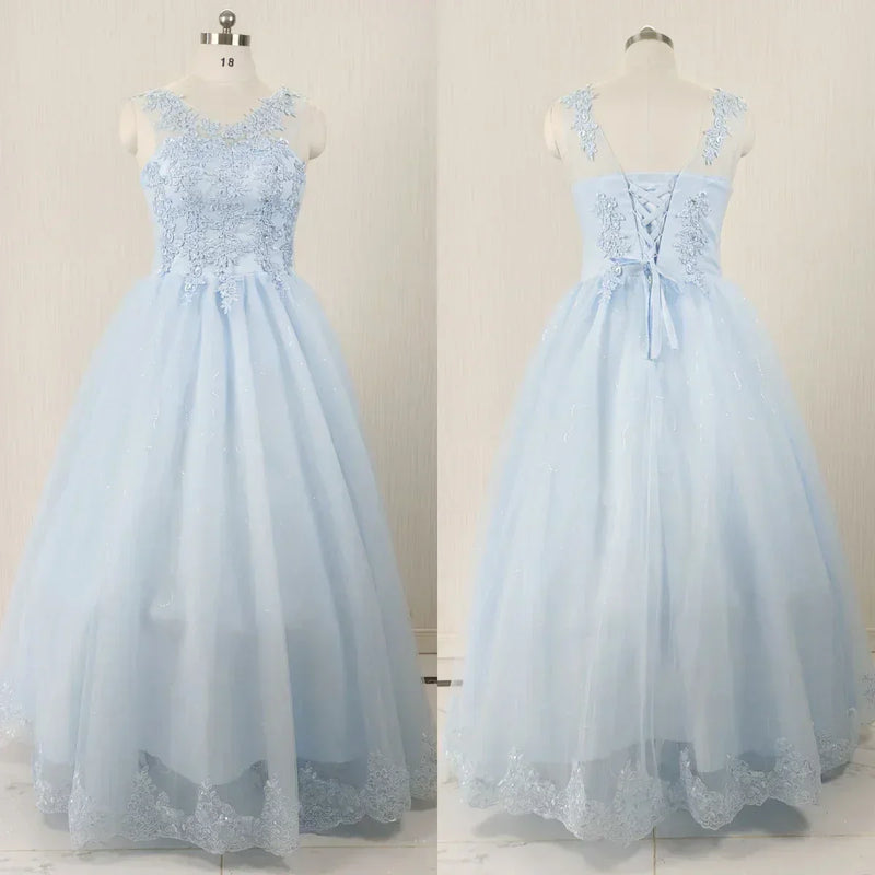 Plus Size Wedding Dress - V-Neck Sequined Ball Gown Customizable | Femstylo