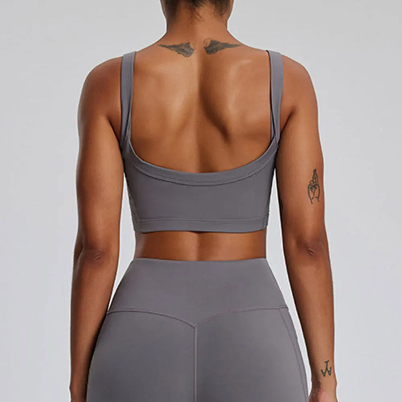 Women Sports Bra Top Push Up Fitness Yoga Bra High Strength Underwear Sport Tops For Women Breathable Running Vest Gym Wear