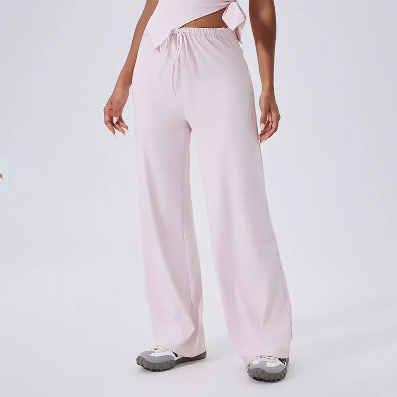 Yoga Set Sports Outfits Women Clothes Fitness Tracksuit Gym Loose straight-leg pants Workout Female Bra New Yoga Suit Sportswear