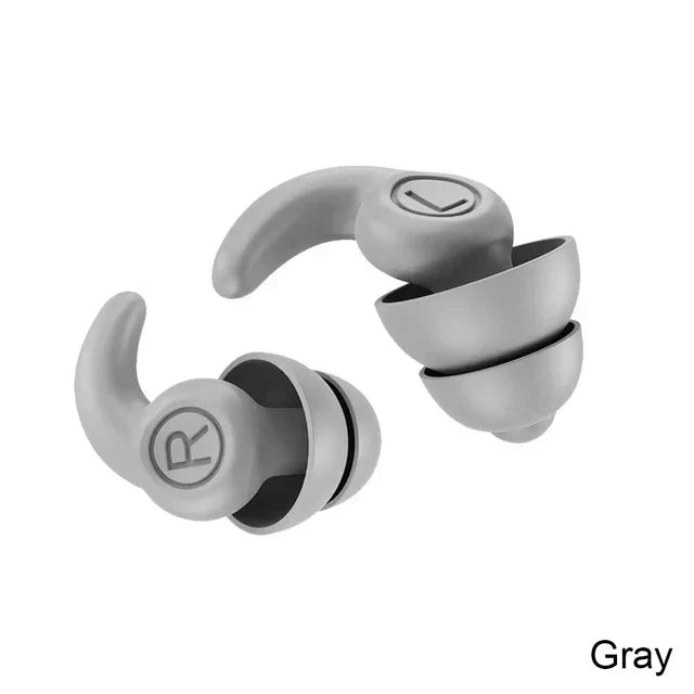 🔇 Anti-Noise Silicone Earplugs