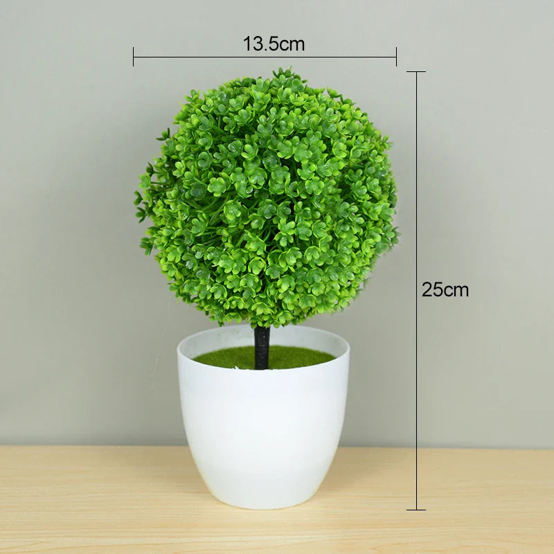 Artificial Potted Plants Bonsai Small Tree Plant Flowers Home Decor