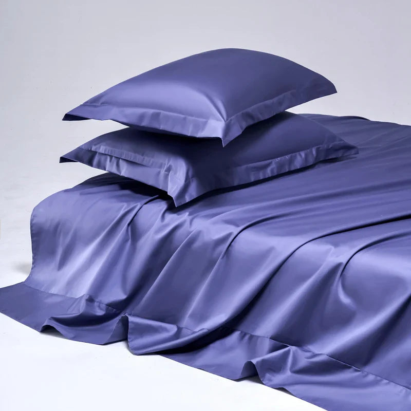 100% Egyptian Cotton Bed Sheet Set 1000TC Size Single, Double & Queen