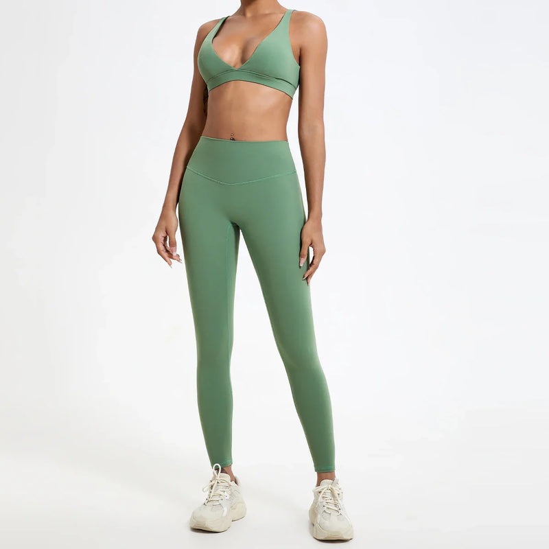 Hearuisavy Summer Ultra-Soft Fabrics High Waist Gym Quick-Dry Yoga Pants Running Workout Pants Push Up Sports Leggings Women
