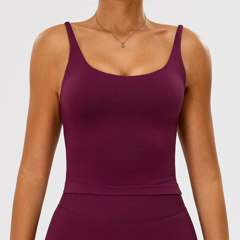 Sexy Gym Top Women Seamless Sports Bra Running Yoga Bra Breathable Sports Underwear Women Neck Hanging Fitness Workout Top Women