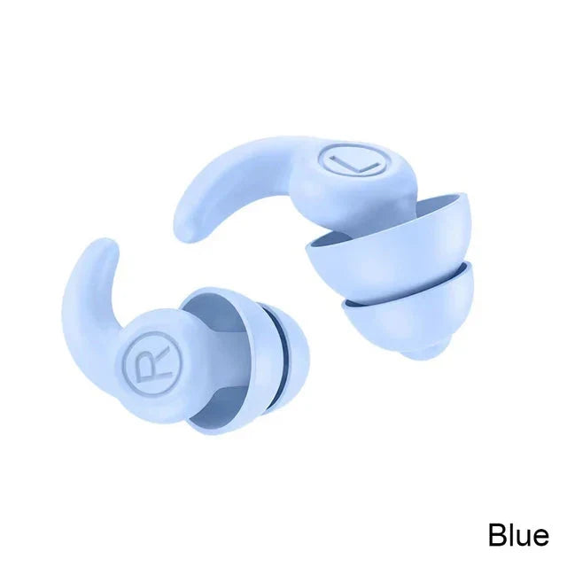 🔇 Anti-Noise Silicone Earplugs