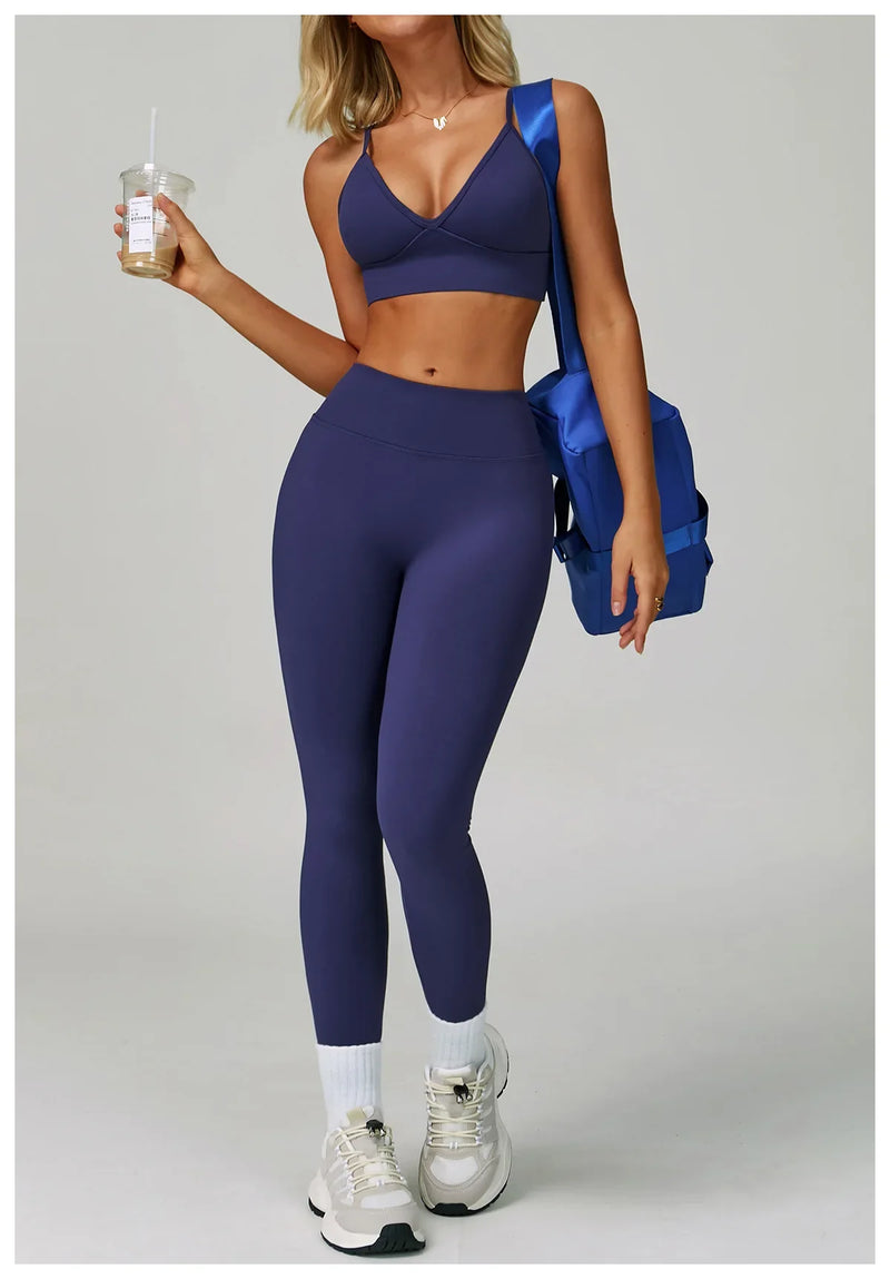 Breathable Sports Bra Shockproof Fitness Top Women Yoga Bra Crop Top Push Up Adjustable Shoulder Strap Sport Bra Gym Workout Top