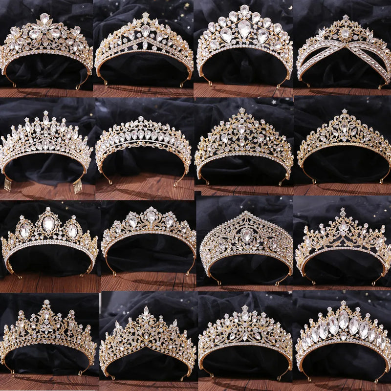 Bridal Luxury Crystal Tiara For Women