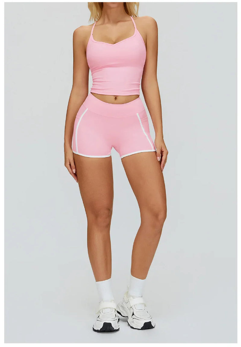 Women Yoga Set 2/3PCS Gym Clothes Long Sleeved Sportswear Yoga Suits Fitness Tracksuits Sport Outfits Crop Tank Bra Gym Leggings