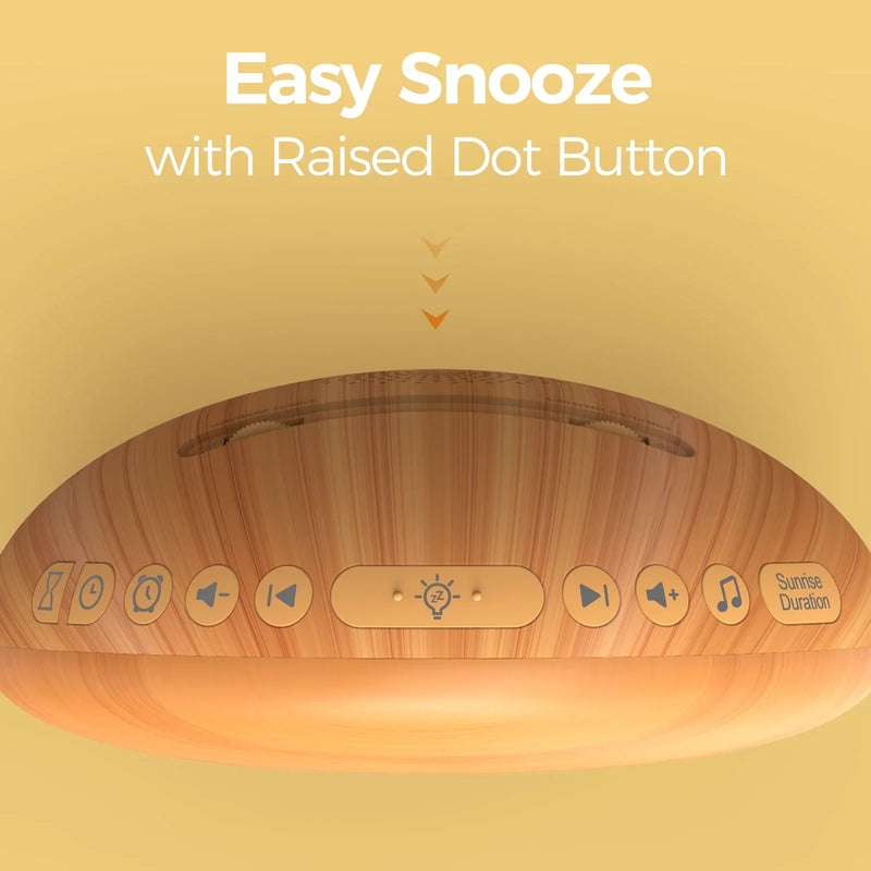 Sound machine sunrise alarm clock