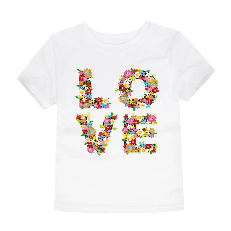 100% Cotton Toddler Girl T- Shirts