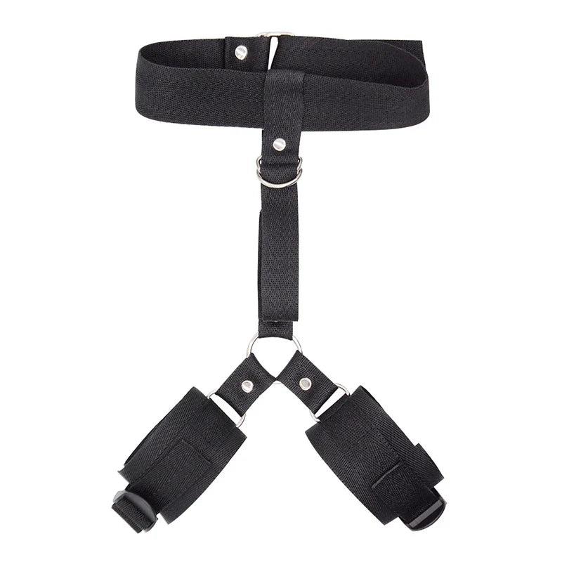 Adult Games BDSM Bondage Set Women Restraints  Adjustable Handcuffs Ankle Straps Fetish No Vibrator Erotic Accessories Sex Shop