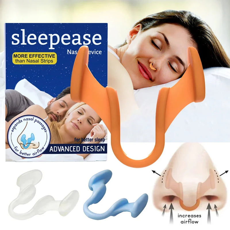 😴 Silicone Anti-Snoring Nose Clip