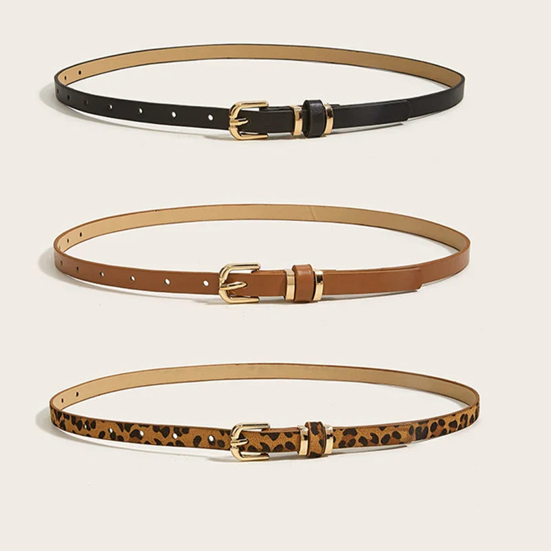 Belts for Women Designer Belts Fashion Belts for Lady Black Waist Belt Ladies Belt Strap for Dresses Belt Female Pu Leather CY06