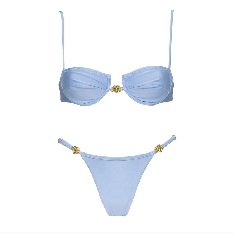 2026 2Pcs Sexy Women One Piece Swimsuit Female Push Up Swimwear Biquini  High Cut Monokini Solid Swim Suit Bathingsuit Beachwear