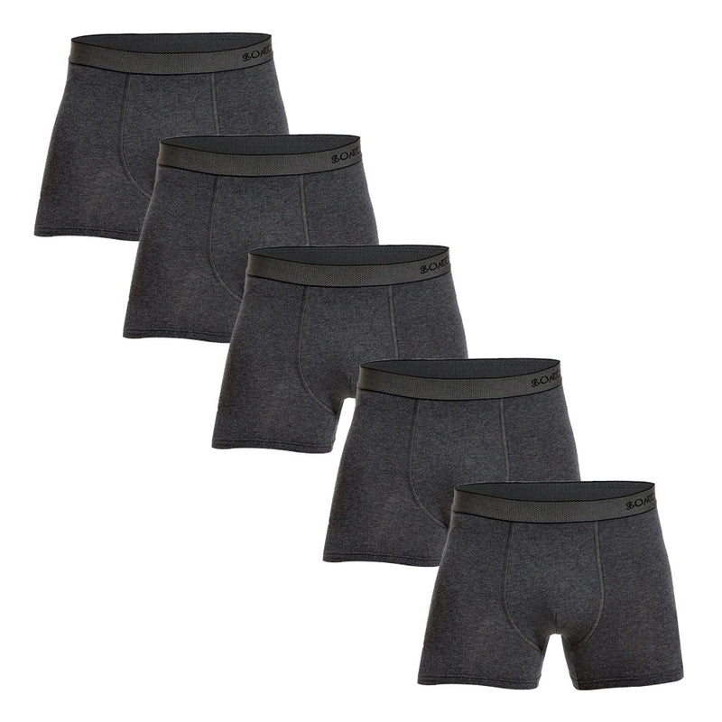 5Pcs Men's Cotton Underwear Short Boxers