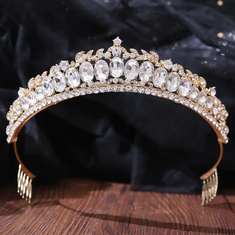 Bridal Luxury Crystal Tiara For Women