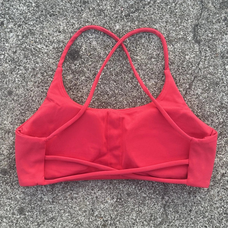 Solid Color Tight Comprehensive Training Women Fitness Bra Cross Back Yoga Underwear Gym Sport Top Hollow Back Push Up Chest Pad
