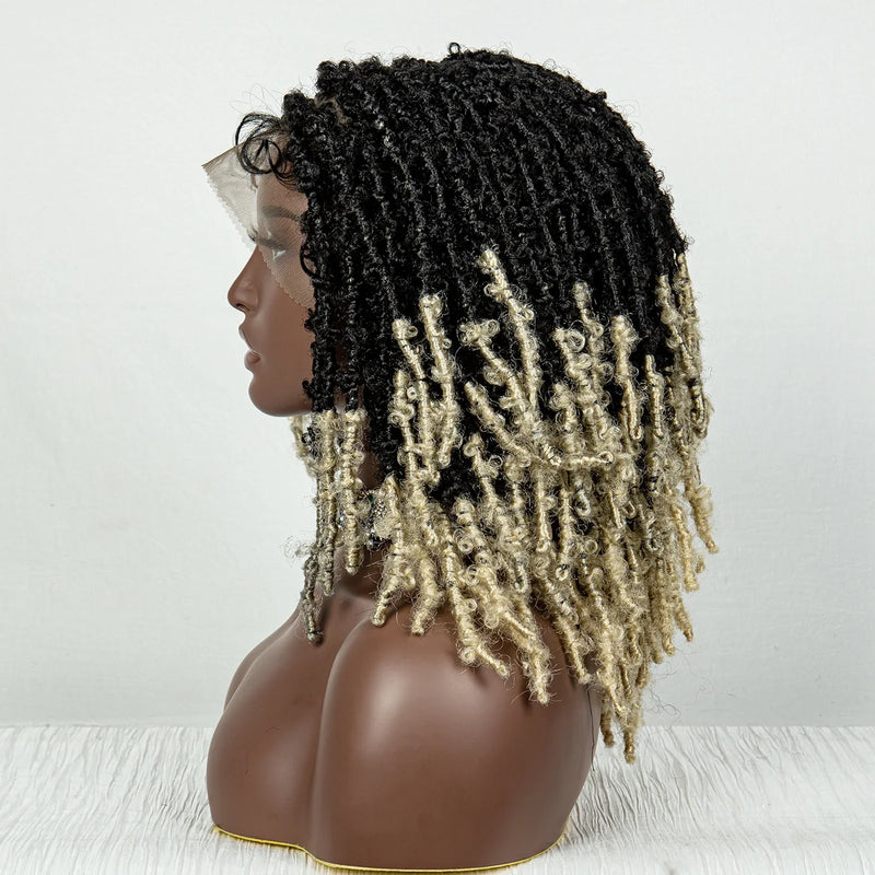 Butterfly Locs Crochet Braids Bob Wig | Lace Front | Dreadlock Style