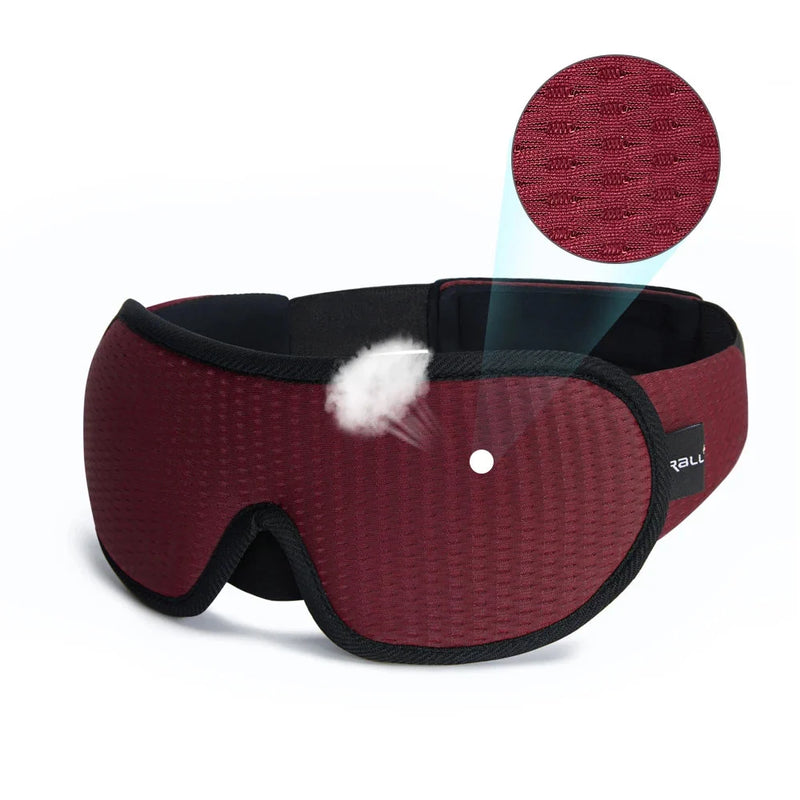 3D Sleeping Mask – Soft Padded Eye Shade with Light Blockout
