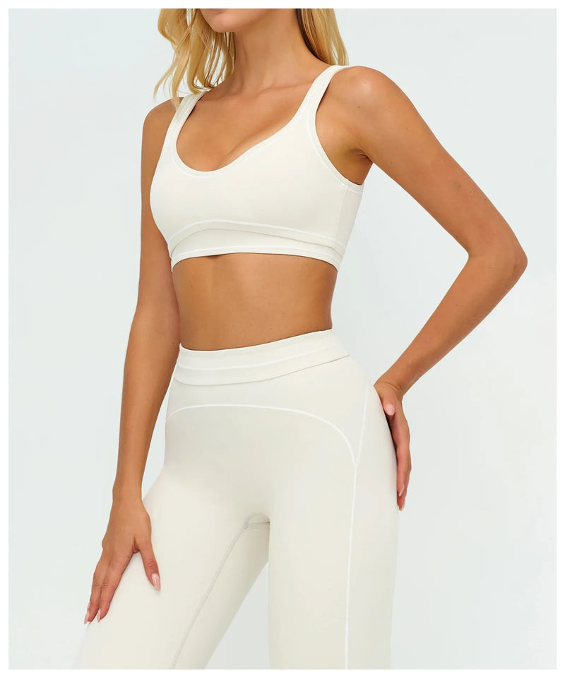 Breathable Sports Bra Women Shockproof Fitness Tops Push Up Gym Crop Top Brassiere Sport Bras Gym Workout Top Summer Yoga Bra