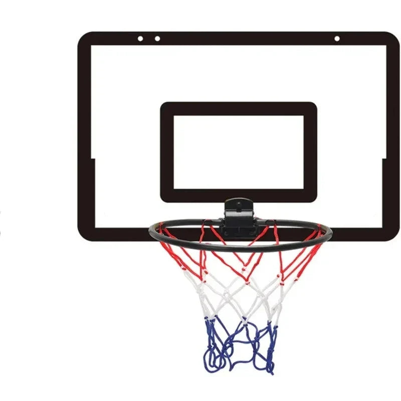 Indoor Basketball Fun Wall-Mounted Hoop and Ball Set
