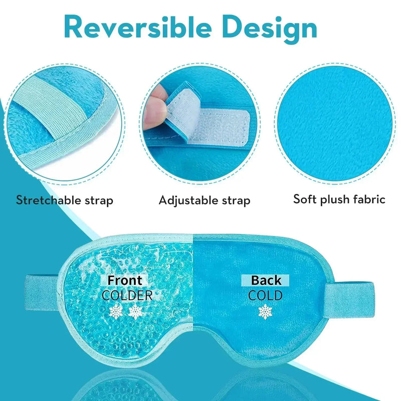 Cooling Eye Mask – PVC Hot & Cold Gel Beads Compress