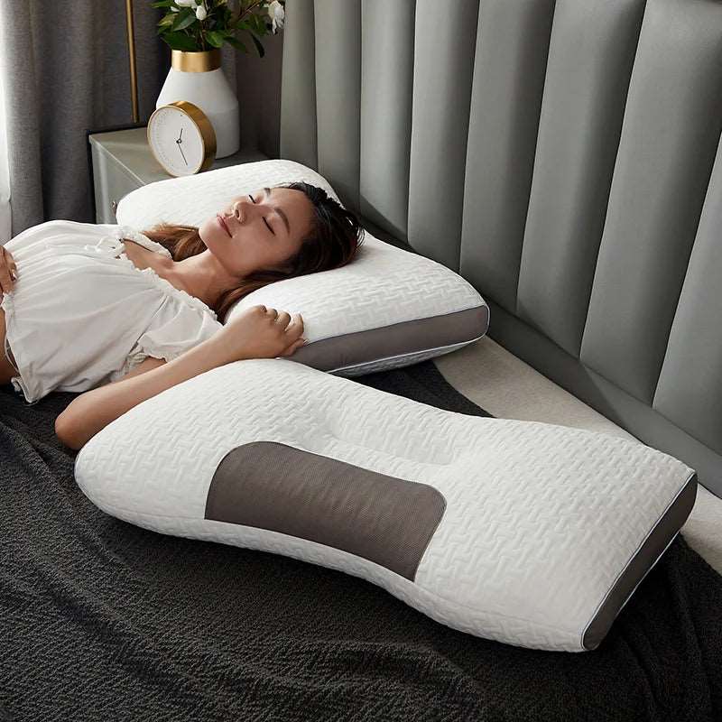 Cervical Orthopedic Neck Pillow Soybean Fiber Massage Pillow Core