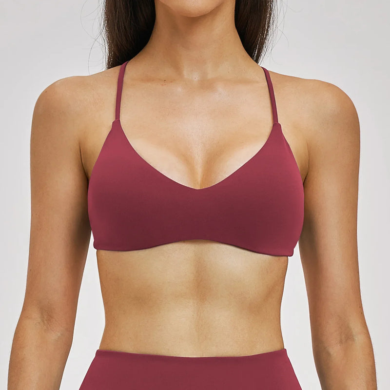 Sexy Gym Top Women Sports Bra Running Yoga Bra Breathable Sports Underwear Women Fitness Bras Cycling Workout Top Women Backless