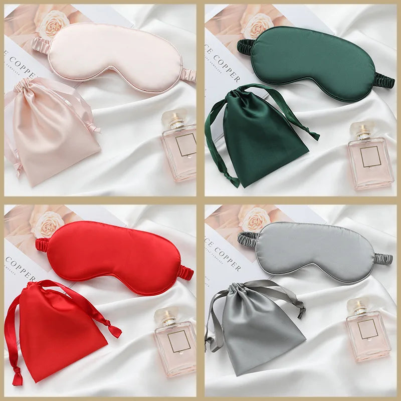 Silk Cotton Padded Eye Mask | Full Cover Light Block