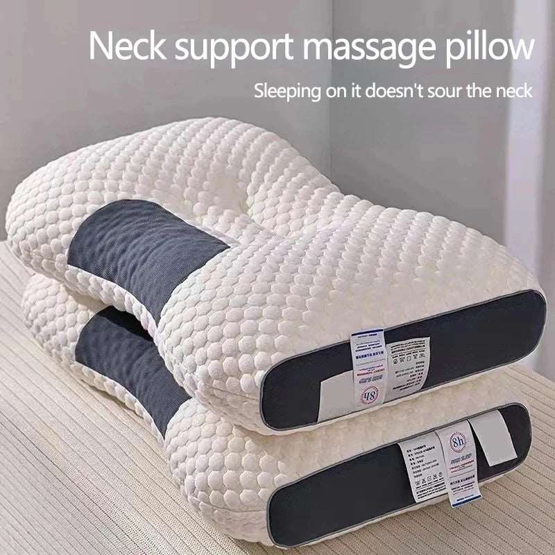 Cervical Orthopedic Neck Pillow Soybean Fiber Massage Pillow Core
