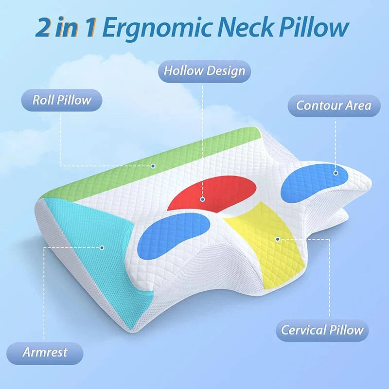 Memory Foam Cervical Pillow – Orthopedic Neck Support Pillow