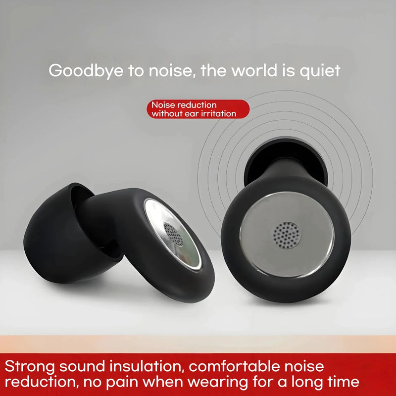 🛏️ Silicone Sleep Ear Plugs – Waterproof, Noise Reduction