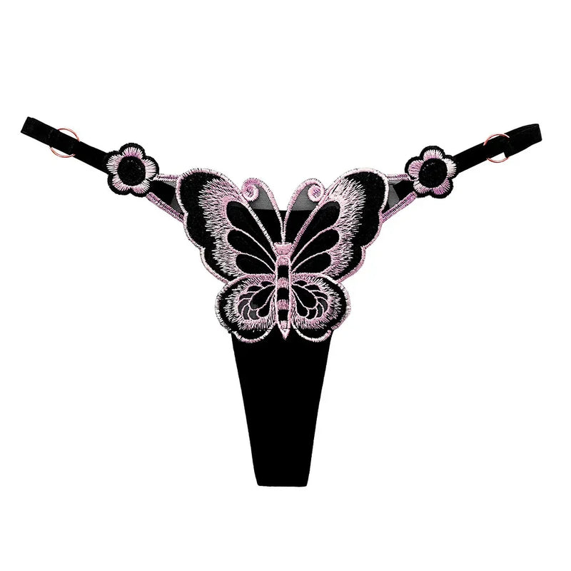 Sexy Girls G String Thin Thong Lace Panties Women Briefs Hollow Out Transparent Underwear Female Lingerie
