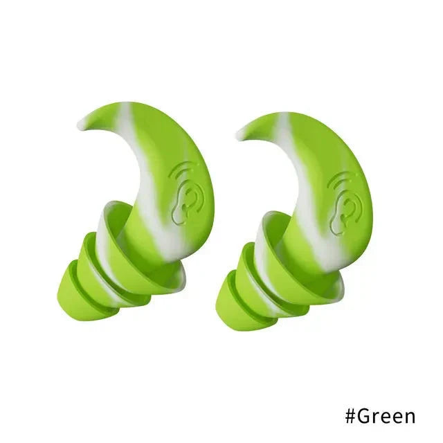 🔇 Anti-Noise Silicone Earplugs