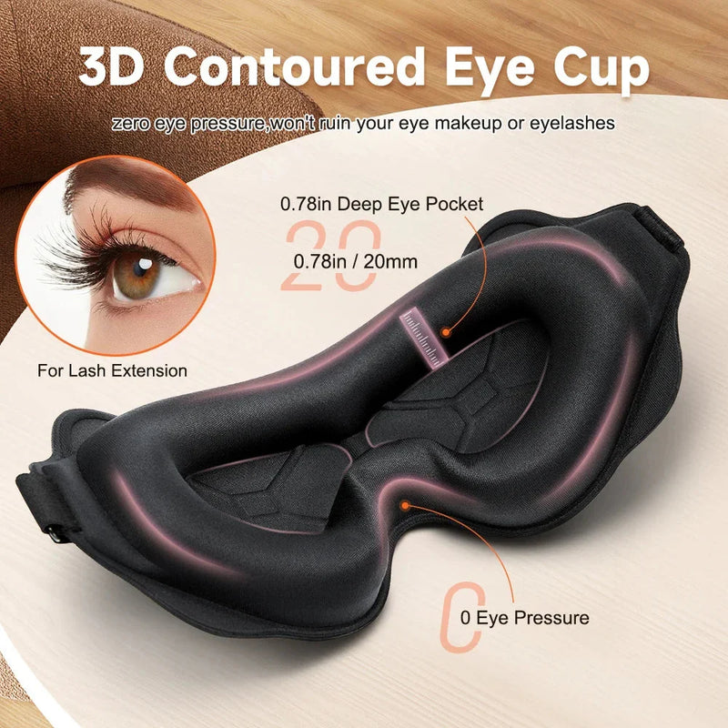 3D Contoured Sleep Mask