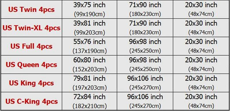 100% Egyptian Cotton Bed Sheet Set 1000TC Twin, Full or Single