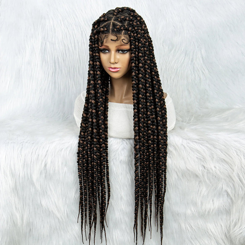 KIMA Colorful Braided Wig | Full Lace | Butterfly Locs & Dreadlocks Options