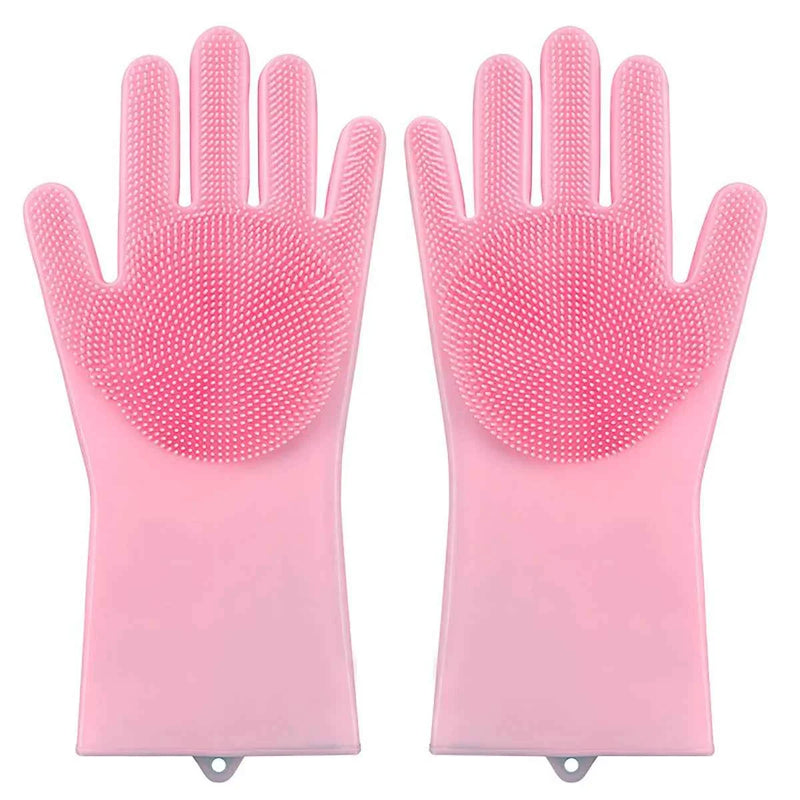 Premium Silicone Bathing Gloves for Dogs and Cats