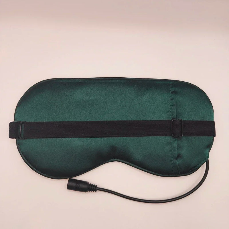 Silk Sleep Mask USB Heated Eye Cover