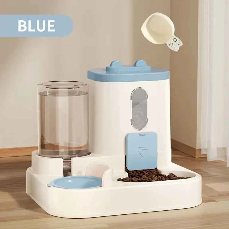 2 in 1 Fully Automatic Pet Food & Water Dispenser