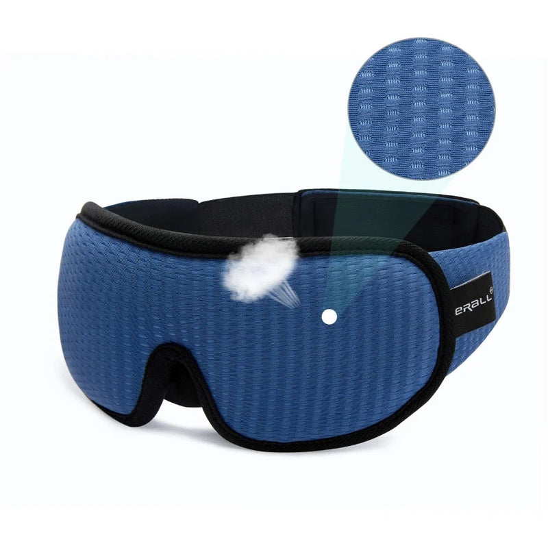 3D Sleeping Mask – Soft Padded Eye Shade with Light Blockout