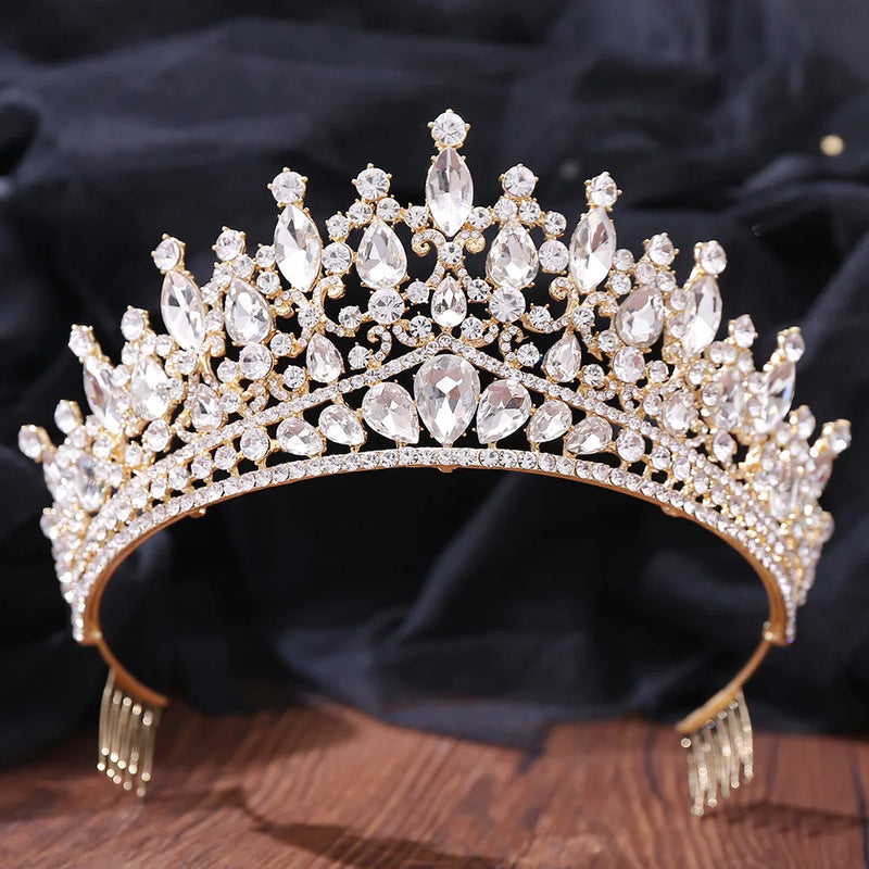 Bridal Luxury Crystal Tiara For Women