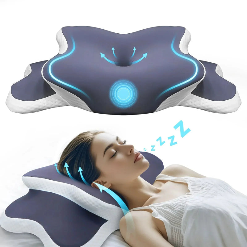 🛏️ Memory Foam Cervical Pillow – Orthopedic Neck Support