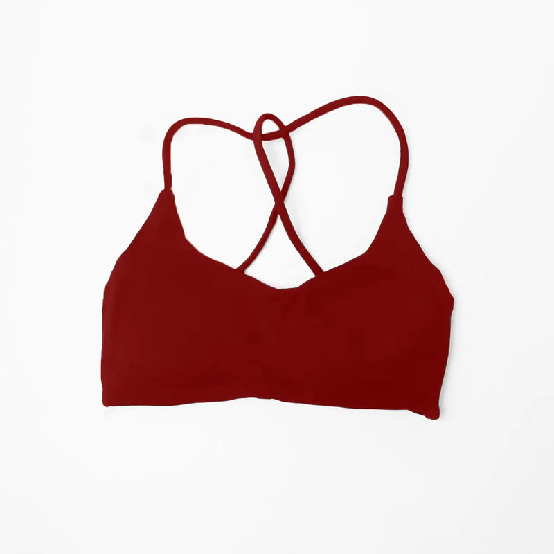 NCLAGEN Twist Back Bra High Support Sports Top Women Gym Wear Workout  Push-up Seamless Yoga Underwear Fitness Running